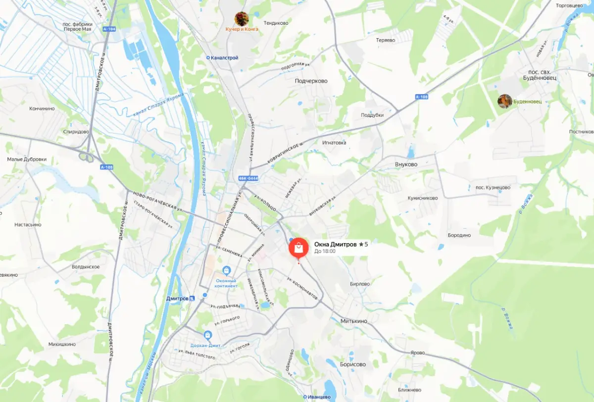 Карта: Дмитров, ул. Бирлово Поле, 24Б